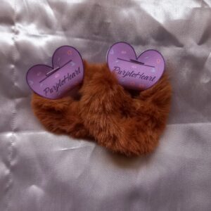 Fluffy Scrunchie - Brown