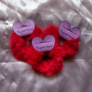 Fluffy Scrunchie - Red
