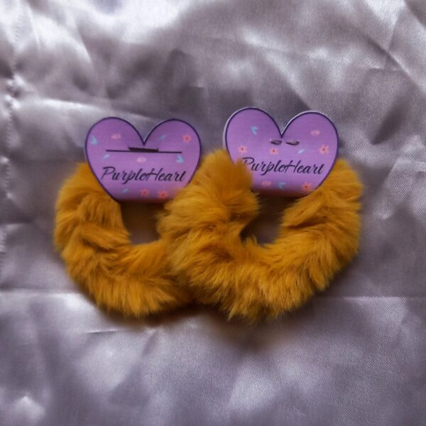 Fluffy Scrunchie - Yellow